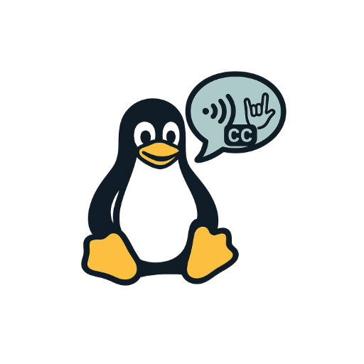 Beszélő Linux logo